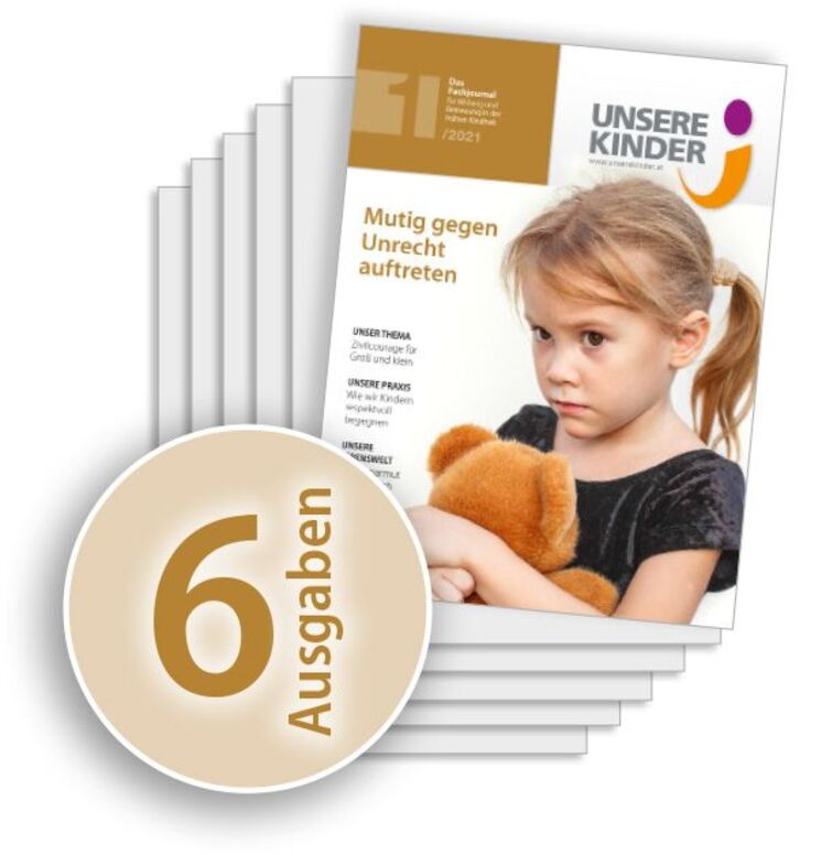 Abo bestellen Das Fachjournal UNSERE KINDER bietet Ihnen das ganze Jahr Fachkompetenz, Innovation und Vielseitigkeit in der Elementarpädagogik.