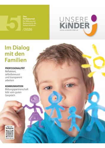 UNSERE KINDER Ausgabe 5/2026, Fachjournal, Elementarpädagogik, Kleinkindpädagogik, Kindergarten